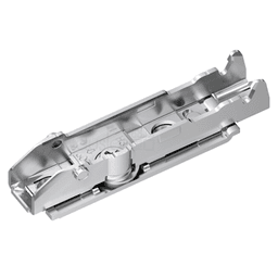 Tiomos Adjustable Straight Base Mounting Plate, 2-Point Fixing, Nickel-Plated, Screw-On, 2mm