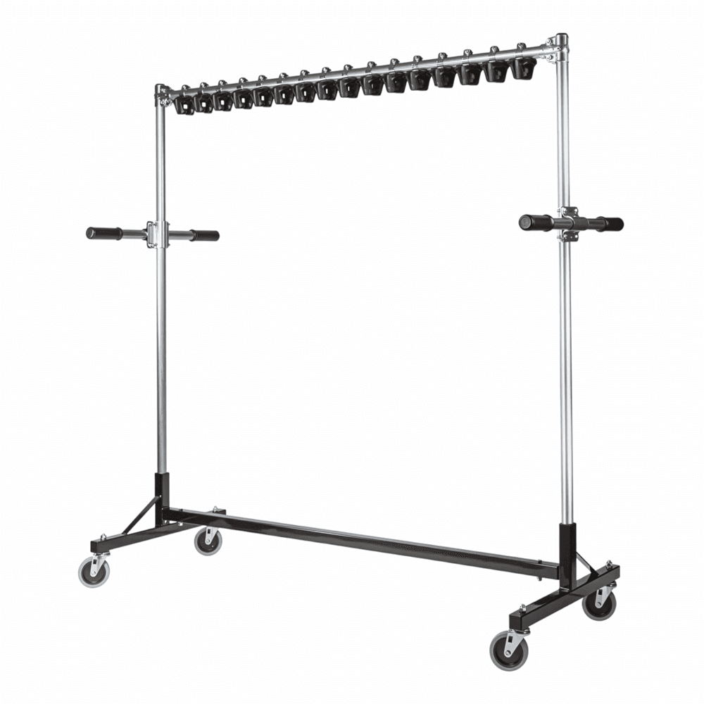 Stock Rolling Rack with 16 Fixed Mounts