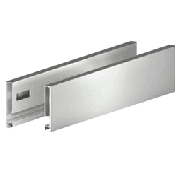 Vionaro H121 Drawer Slide, 4-3/4", Silver Gray, 18
