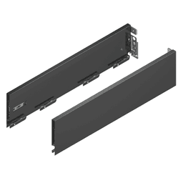 Vionaro H121 Drawer Slide, 4-3/4", Graphite, 21