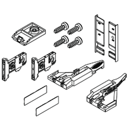 Vionaro H89 Inset Drawer Accessory Set, 3-1/2", White