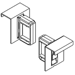 Vionaro H185 Inset Drawer Accessory Set, White