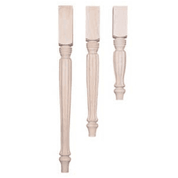 29" High Country French Table Leg, Maple