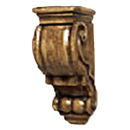 5-1/8" Classic Hand Carved Corbel, Oak