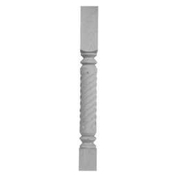 35-1/4" Athens Rope Whole Turning, Pine