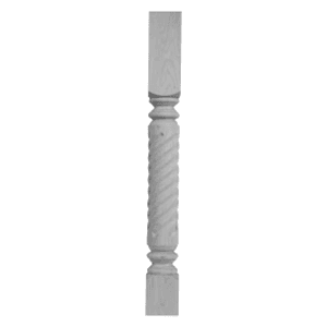 35-1/4" Athens Rope Split Turning, Alder