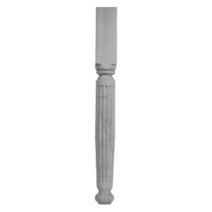 35-1/4" Cologne Fluted Split Turning, Pine