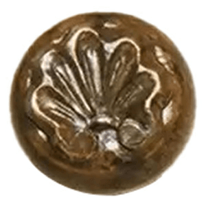 1-3/4" Shell Large Wood Knob, Cherry