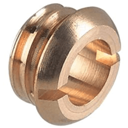 8.5mm x 16mm Brass Cover Sleeve for Giro-Bolt, Bright Brass