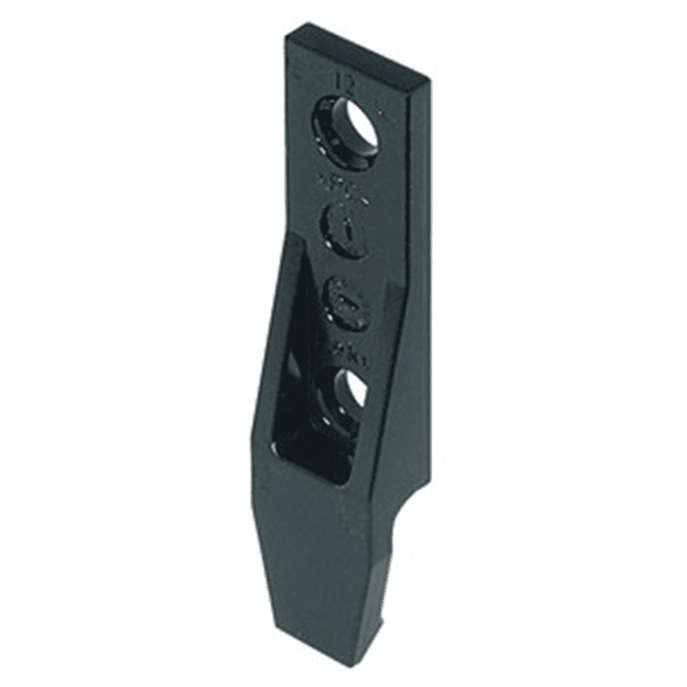 68mm x 16mm Plastic Keku Panel Component with Lip, Black