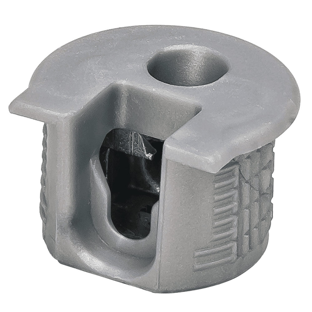 Rafix™ 19mm Connector Housing without Dowel with Ridge, Gray