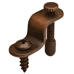 1-9/64" Glass Retainer Clip, Bronzed