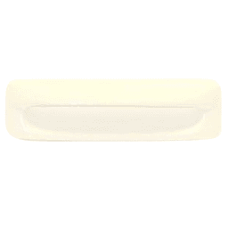 3-3/4" Flush Pull, White