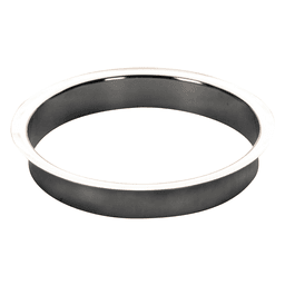 6-3/4" 1-Piece Trash Grommet, Polished Stainless Steel, 1" Liner Depth