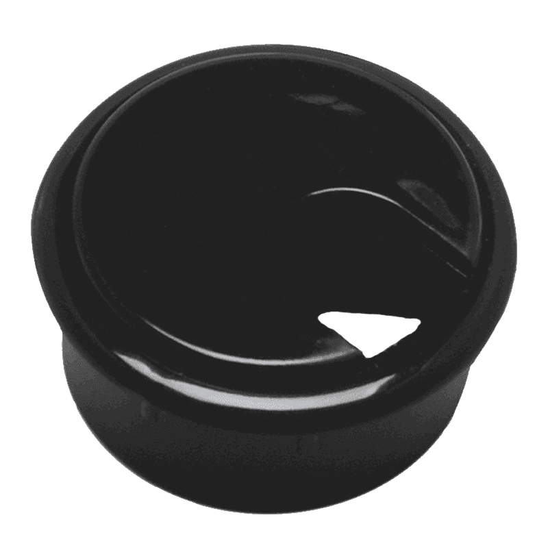 6330 1-1/4" 1-Piece Wire Grommet, Black