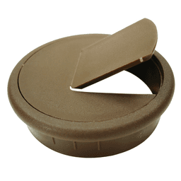 6630 2-1/4" 2-Piece Cable Grommet, Brown