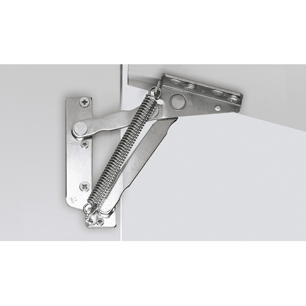 75° Up-Opening Left Hand Lift Fitting, Nickel-Plated
