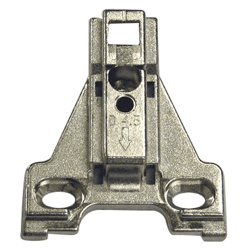 Intermat Face Frame Mounting Plate, Nickel-Plated, Screw-On, 4.5mm