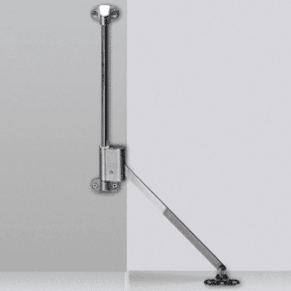 Klassik D 182mm Flap Stay with L258 D Support, Nickel-Plated