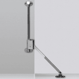 Klassik D 182mm Flap Stay with L258 D Support, Nickel-Plated