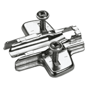 Adjustment Cross Mounting Plate with Locating Pin/Special Screw, Nickel-Plated, 0mm