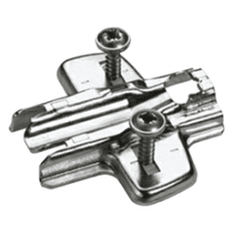 Adjustment Cross Mounting Plate with Locating Pin/Special Screw, Nickel-Plated, 0mm