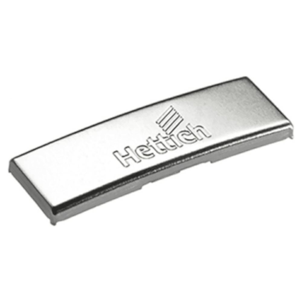 Cover Cap with Logo for Sensys Hinge Arm, Nickel-Plated