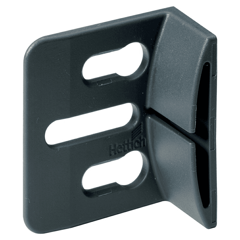 Door Stop/Spacer for Screw-On, Gray