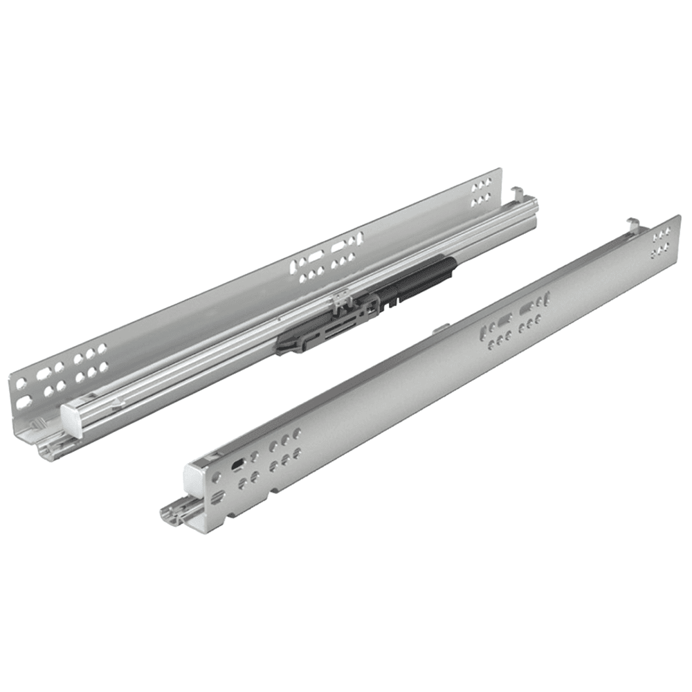 15" Quadro V6 IW21 Undermount Drawer Slide for 5/8" Material, 100lb Capacity Full Extension with Silent System Soft-Closing
