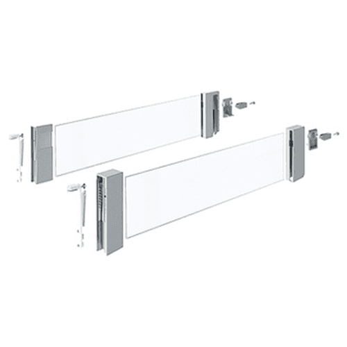 InnoTech Atira DesignSide Double Walled Drawer System, 176mm Drawer Height, Silver, 470mm