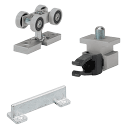 Top Line Grant® HD 8' Single Door Hardware Set, Anodized Finish