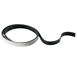 Coloured Cover Set for Concealing Runner Profile, 18mm High, 2500mm, Black