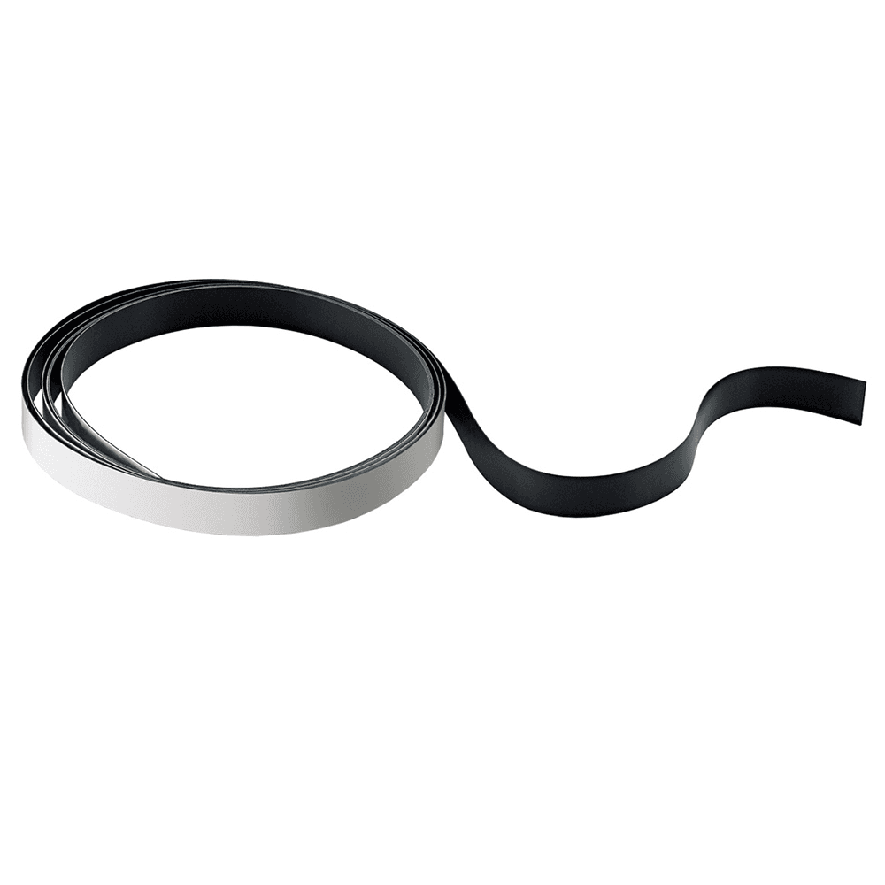 Coloured Cover Set for Concealing Runner Profile, 25mm High, 2500mm, Black