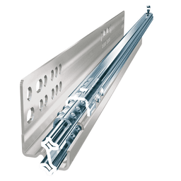 15" Quadro IW21 4D Undermount Drawer Slide for 5/8" Material, 100lb Capacity Full Extension with Silent System Soft-Closing