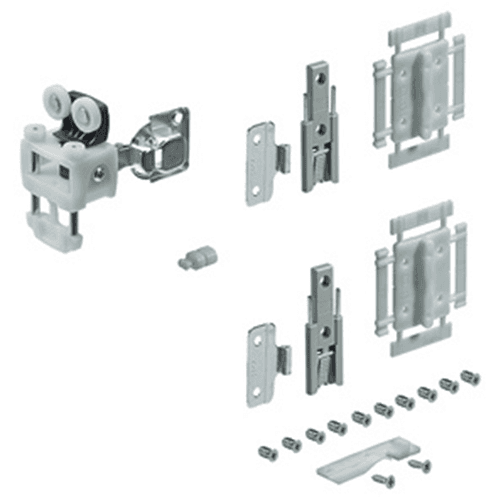 600mm Left Hand WingLine L Set with Self Closing for 12Kg Maximum Door Panel