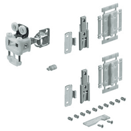 600mm Left Hand WingLine L Set with Self Closing for 12Kg Maximum Door Panel