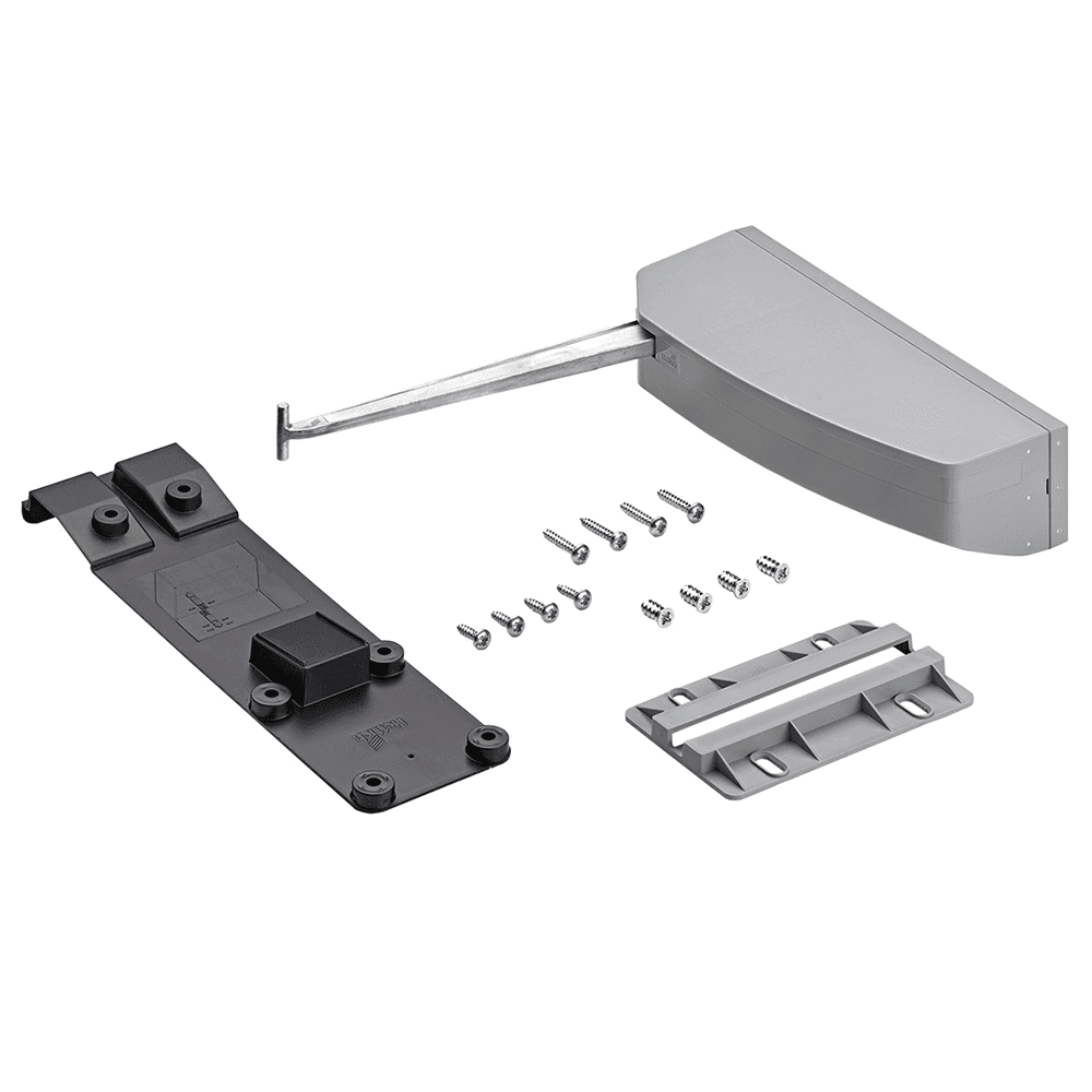 Left Hand Heavy Duty Pull to Move Silent All-Inclusive Set, Gray