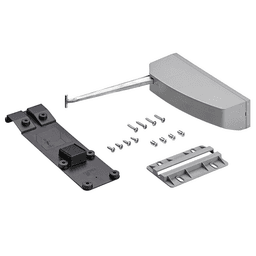 Left Hand Heavy Duty Pull to Move Silent All-Inclusive Set, Gray
