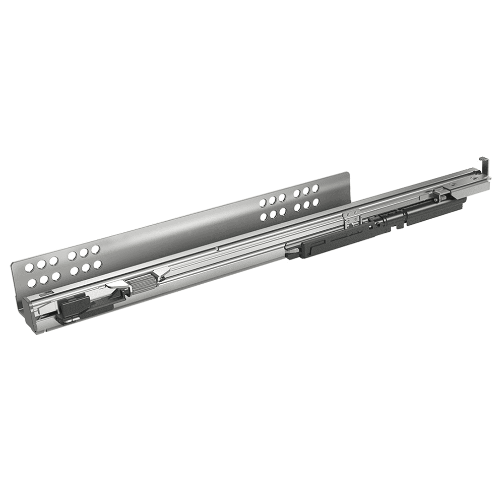 Quadro 4D V6 Left Drawer Runner with 30kg Capacity, Full Extension, Silent System, 400mm