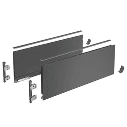 AvanTech YOU Right Hand Drawer Side Profile, 187mm Drawer Height, Anthracite, 500mm