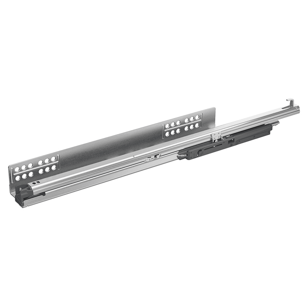 Quadro YOU Left Drawer Slide with 30kg Capacity, Full Extension, Soft-Closing, Galvanized Steel, 450mm