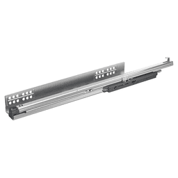 Quadro YOU Left Drawer Slide with 30kg Capacity, Full Extension, Soft-Closing, Galvanized Steel, 450mm
