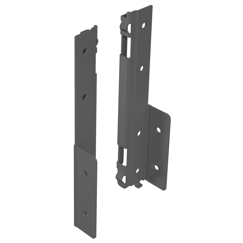 AvanTech You Left-Hand Rear Panel Connector, 187mm Drawer Height, Anthracite