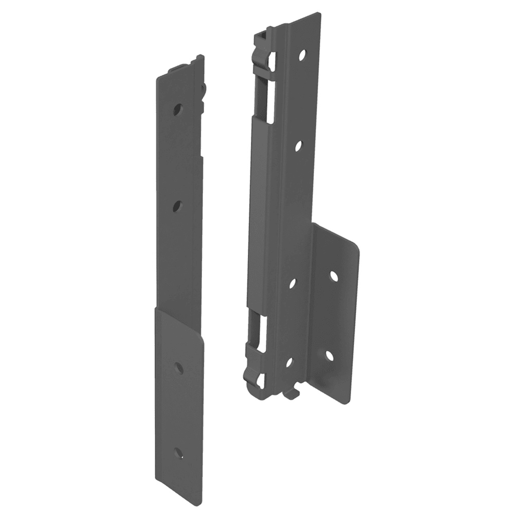 AvanTech You Right-Hand Rear Panel Connector, 187mm Drawer Height, Anthracite