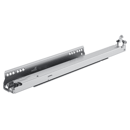 600mm Actro 5D Left Undermount Drawer Slide for 5/8" Material, 88lb Capacity Full Extension with Silent System Soft-Closing