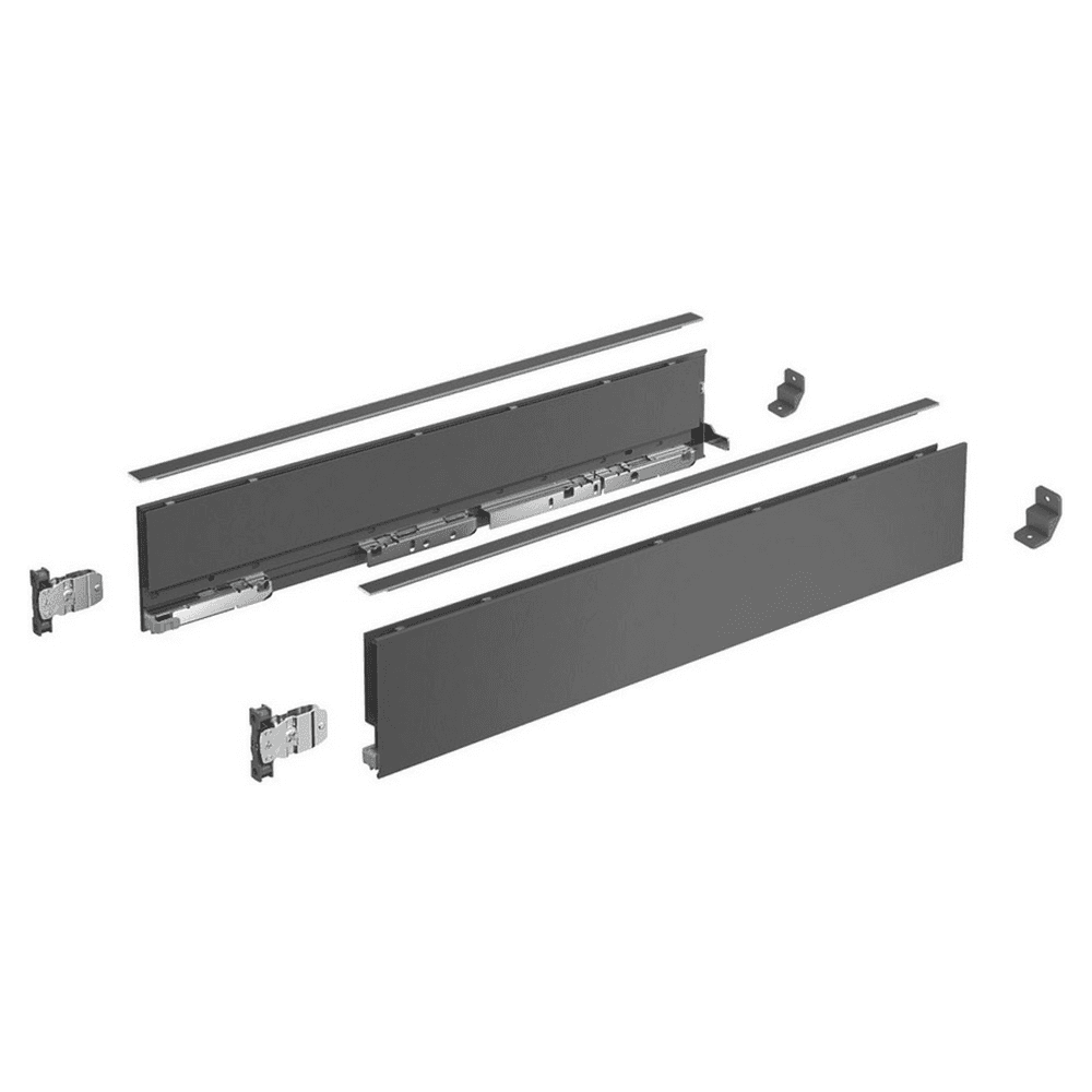 AvanTech YOU Double Walled Pot/Pan Drawer System, 187mm Drawer Height, Anthracite, 550mm