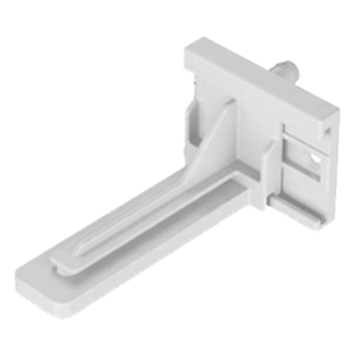 Hettich Quadro Plastic Left Rear Bracket, White (100/Box)