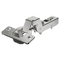 Veosys Stainless Steel 105° Opening Hinge, 45 x 9.5mm TB-Drilling Pattern, Soft-Closing, Inset, Screw-On