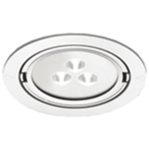 ARF LED 3W Warm White Spot Light, 2-15/16", Gold