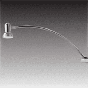 BLG2 Halogen 50W 25-1/2" Spot Light with Full Swivel, Matte Nickel Finish